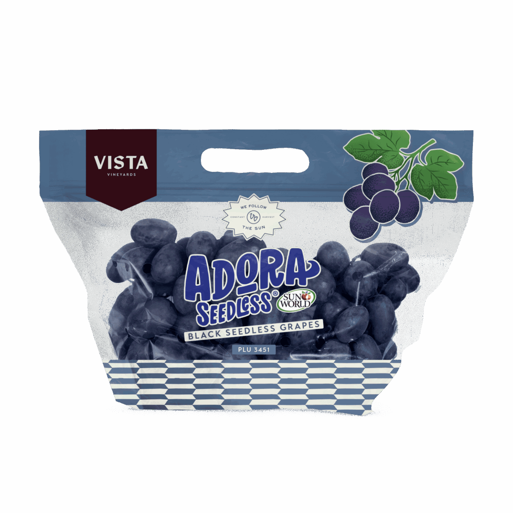 Vista Vineyards 2lb Pouch Black Adora Seedless